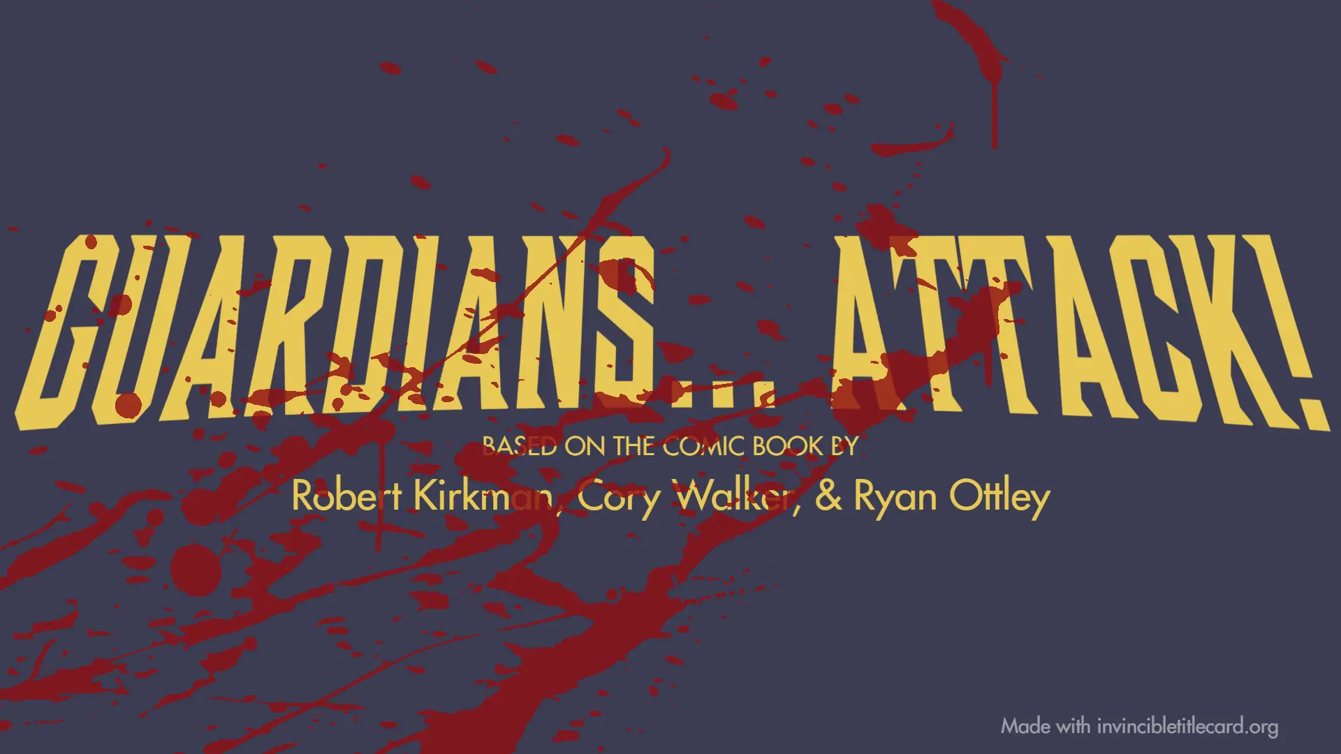 The immortal Title Card Example 4